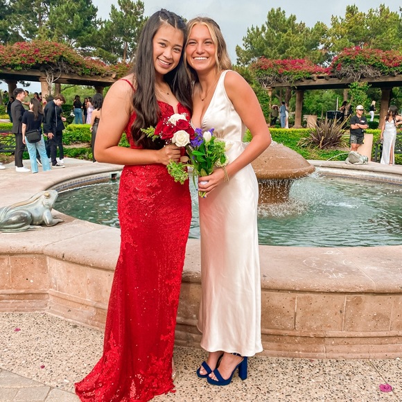 Allegra Maxi Dress Champagne - Picture 3 of 4